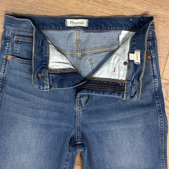 Madewell Stovepipe Jeans in Medium Blue Wash Size 28 - Picture 2 of 8